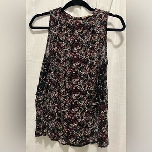 Elodie Sleeveless Top with Side Ties Size S